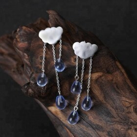 Handmade-Designer-Jewelry-Cloud-925-earring-silver (3)